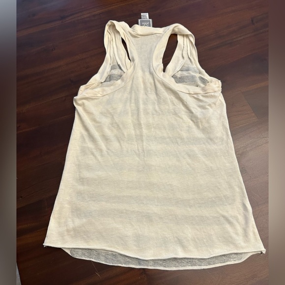 McQ Jeans by Alexander McQueen Sequin Striped Tank Top Racer Back (12) - Picture 4 of 4